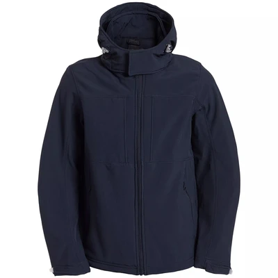 Куртка мужская Hooded Softshell темно-синяя 500679967