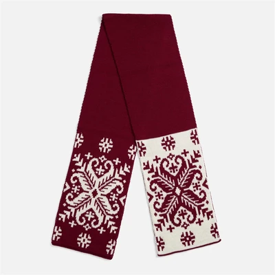 Шарф Wintertude M, красный с белым 479361353