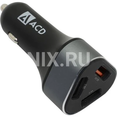 Зарядка USB-устройств от "прикуривателя" автомобиля ACD ACD-C233-X3B 1261121566