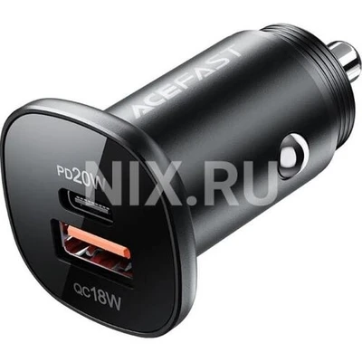Зарядка USB-устройств от "прикуривателя" автомобиля Acefast B1 304526985