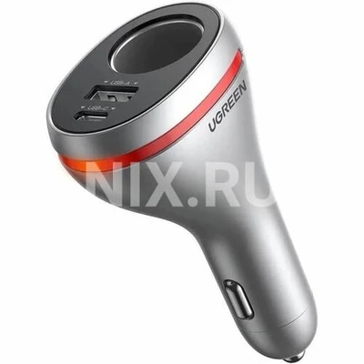Зарядка USB-устройств от "прикуривателя" автомобиля Ugreen CD204 1727440596