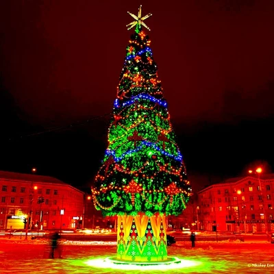 Green Trees Высотная Уличная Ель Уральская 5.0 м. хвоя пленка - ЕУ-500П 1331509666