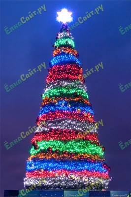 Green Trees Ель светодинамическая "Уральская" 16 м. - ЕСУ-16.0П 1648814322