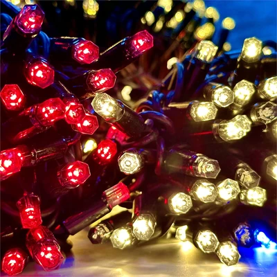 Комплект освещения на Елку 4 м. Классик Красный/Теплый 500 led ЕлкаСайт 1849757102