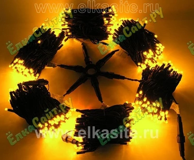 Комплект освещения на Елку 4 м. Классик Красный/Белый/Синий 500 led ЕлкаСайт 272004563
