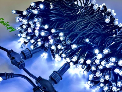 Комплект освещения на Елку 5 м. Премиум Белый 1600 led ЕлкаСайт 1687044048