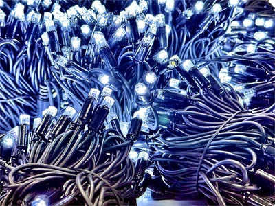 Комплект освещения на Елку 6 м. Классик Белый 1100 led, 24V ЕлкаСайт 1076722759