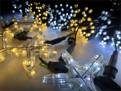 Комплект освещения на Елку 9 м. Кристалл 3000 led, 24 Снежинок 40 см. ЕлкаСайт 394774333