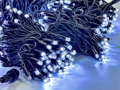 Комплект освещения на Елку 9 м. Премиум Белый 6000 led ЕлкаСайт 1367594028