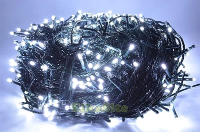 Гирлянда Нить Клип Лайт 100м. 1000 белых диодов, зеленый пвх - 5002-LED1000W IP44 LEON LED (LIGHT) 1447426928