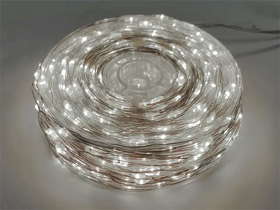 Гирлянда нить Роса 100м. 1000 белых диодов, прозрачный провод - A1-1002 LEON LED (LIGHT) 1408509905