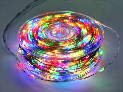 Гирлянда нить Роса 50м. 500 диодов мульти, прозрачный провод - A1-500 LEON LED (LIGHT) 1993875035