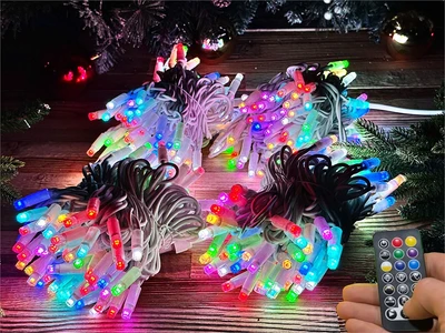 Гирлянда нить уличная 40м. 400 диодов SMART RGB, пульт, белый каучук - N40-100521B IP65 CEIMAR 1158700800
