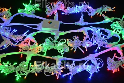 Светодиодный занавес уличный 2x2м. 320 разноцветных диодов, IP54 - GD 320L-RGB 142328090
