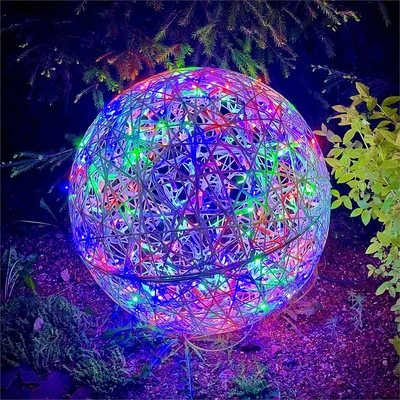 Шар светодиодный 60 см., композитный, цвет Хамелеон RGB, IP65 - 16952 ЕлкаСайт 339900351