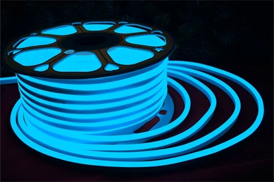Гибкий неон светодиодный 8x16мм., 50м., односторонний, голубой, 6000 led - 122835BL CEIMAR 1907351964