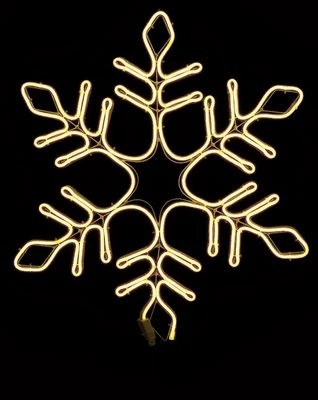 Светодиодная снежинка 57см. (гибкий Neon SMD теплый, статика) - 9212-57ww Winner Light 1216455463