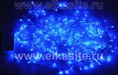 Гирлянда нить 14м. 240 синих диодов, прозрачный пвх - 240L-BL Winner Light 976446425
