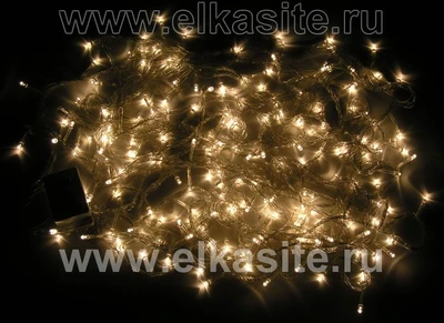 Гирлянда нить 13м. 200 теплых диодов, прозрачный пвх - ww.01.5T.200- Winner Light 869376936