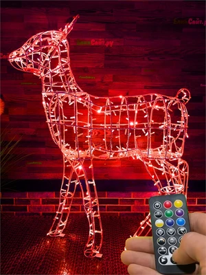 Оленёнок Арни светодиодный уличный 1,1 м. Хамелеон SMART RGB - 18611 ЕлкаСайт 431019484