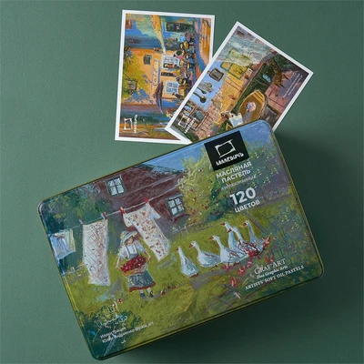 Масляная пастель Малевичъ Graf'Art профессиональная, 120 цветов 1732778730