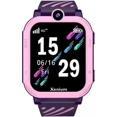 Детские умные часы Xenium W600 1.83" AMOLED розово-фиолетовый 5237734