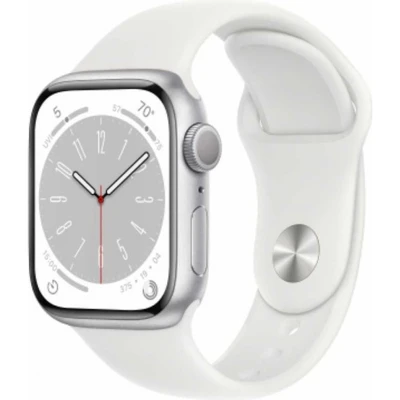 Смарт-часы Apple Watch Series 8 45мм Aluminium M/L белые (Уценка - ВТ7) 5312173
