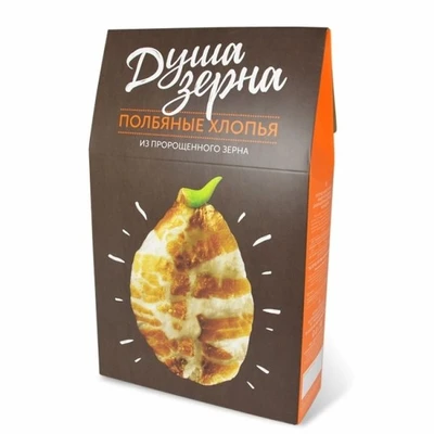 Хлопья полбяные пророщенные без варки “Душа зерна” 250г 17311