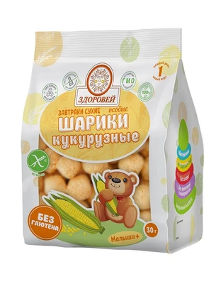 Завтрак сухой “Шарики особые кукурузные” 30г 17299