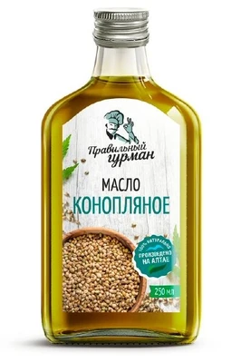 Масло конопляное 250мл (Правильный гурман) 19642