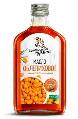 Масло облепиховое 250мл (Правильный гурман) 19645
