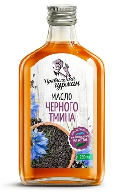 Масло чёрного тмина 250мл 19644