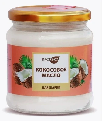 Масло кокосовое для жарки рафинированное, банка 660мл 21146
