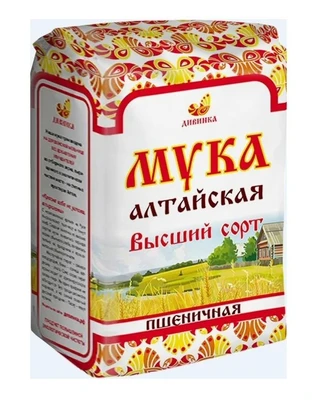 Мука пшеничная высший сорт 2кг 15124