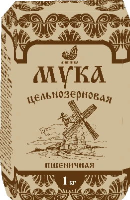 Мука пшеничная обойная ц/з бум.пакет 1кг 11882