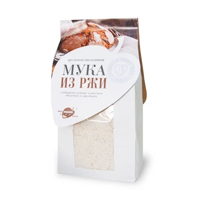Мука ржаная цельносмолотая 500г 13378