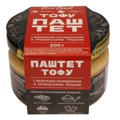 Тофу-паштет с вялеными помидорами и прованскими травами, стекло 200г 21308