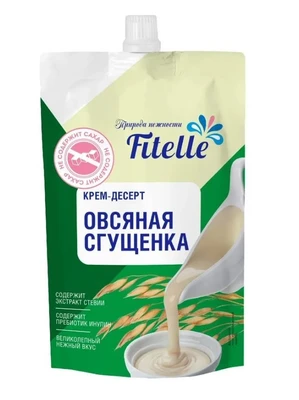 Крем-десерт Овсяная сгущенка Fitelle 100г 20114