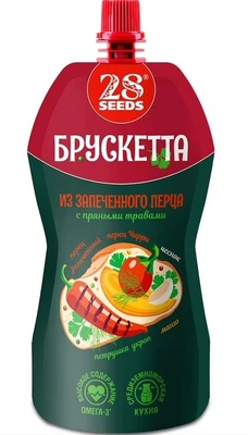 Брускетта из Запеченного перца с пряными травами 150г 20299