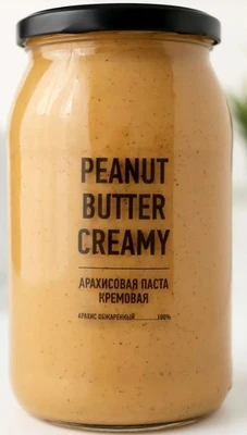 Паста арахисовая кремовая без соли CREAMY 200г 20833