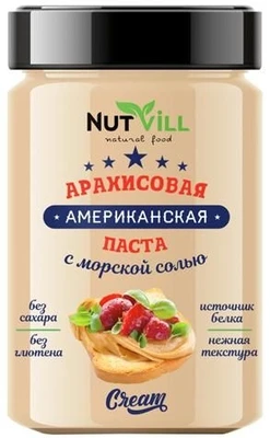 Паста арахисовая с морской солью USA 180г 18771