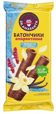 Батончики амарантовые в глазури ваниль Dr. Amaranth 19г 20635