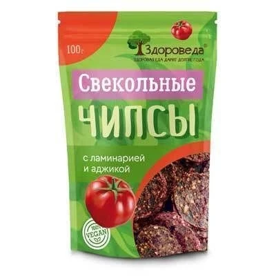 Чипсы свекольные с ламинарией и аджикой 100г 16494