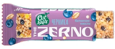 Батончик мюсли Ол`Лайт Zerno Черника 35г 21076