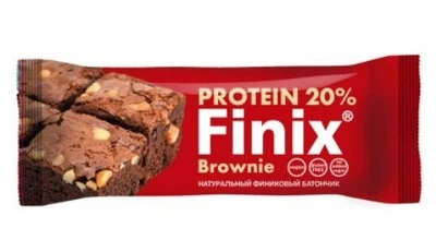 Батончик “Фрутилад” протеиновый Finix Brownie арахис и какао 30г 20280