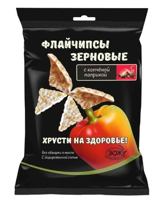 Флайчипсы зерновые с копченой паприкой 40г 17329