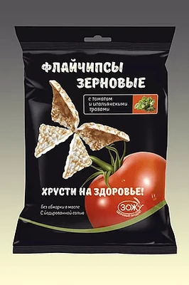 Флайчипсы зерновые с томатом и итальянскими травами 40г 17168
