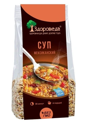 Суп Мексиканский с рисом и кукурузой 250г 16478