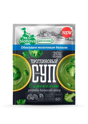 Суп (крем-суп) протеиновый б.приготовления Брокколи 20г 17855