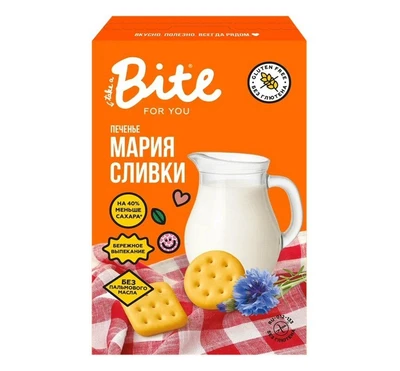 Печенье безглютеновое “Мария” Сливки 100г 21236